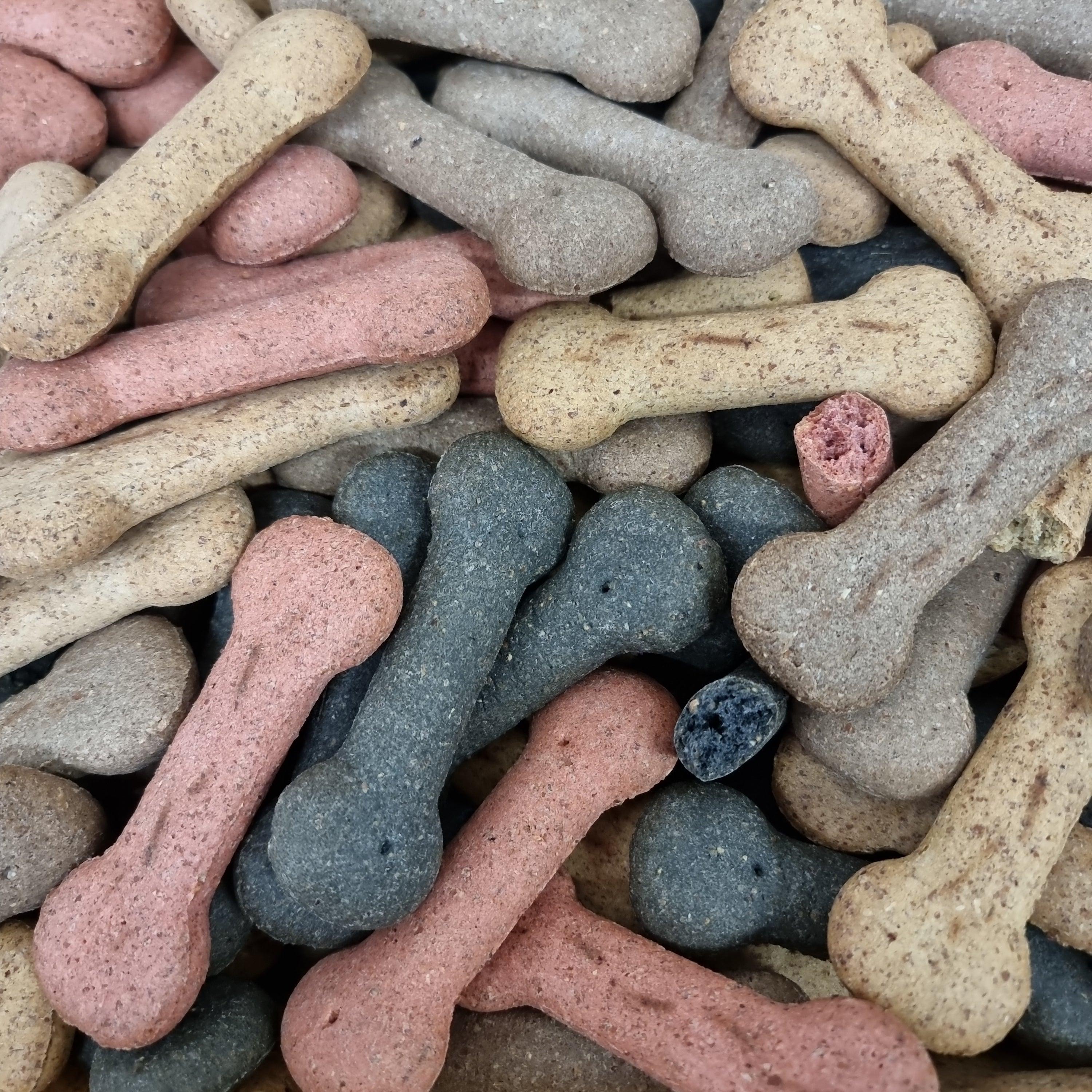 Assorted Large Dog Bone Biscuits - 500g