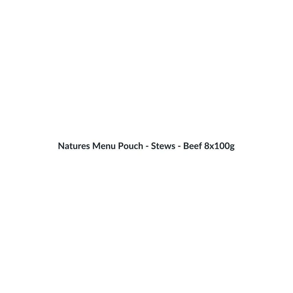 Natures Menu Pouch - Stews - 8x100g