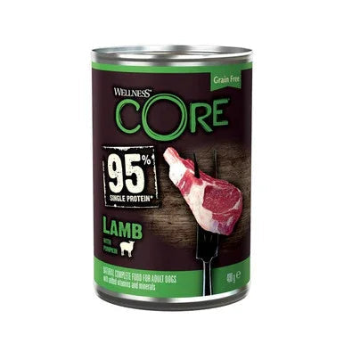 Wellness CORE Dog Wet 95% Single Protein Lamb with Pumpkin Recipe 400g X6