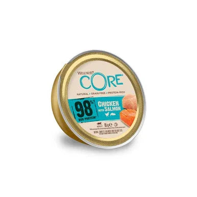 Wellness CORE Cat Wet Adult 98% Duo Protein Chicken with Salmon 85g x 12