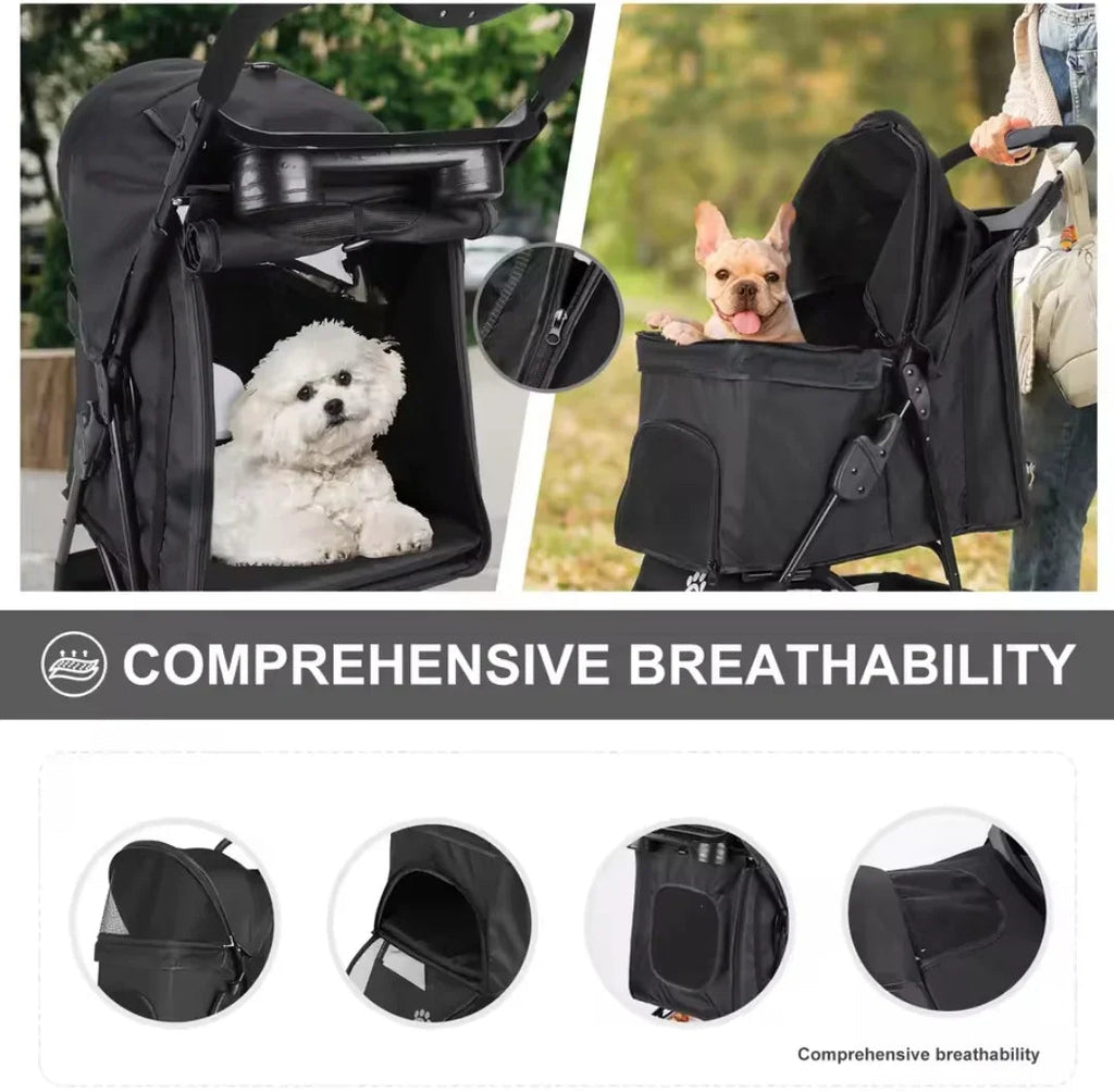 3 Wheel Dog Shack UK! Pushchair Stroller