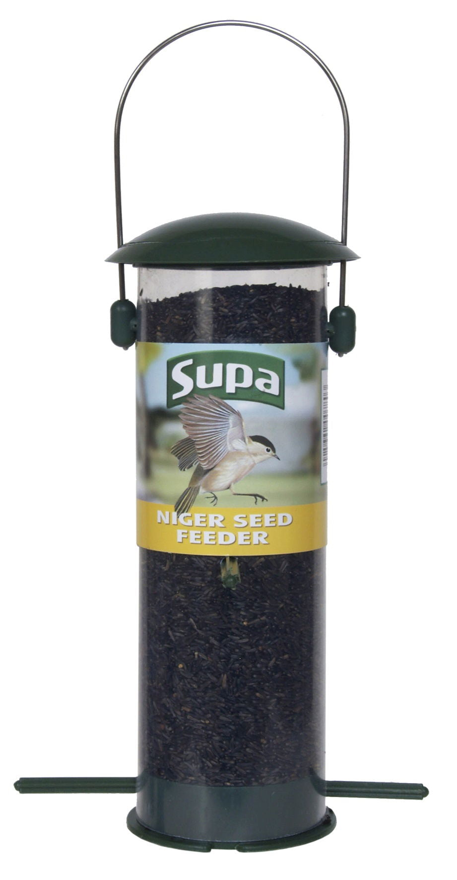 Supa Plastic 4 Port Niger Seed Feeder 20cm (8 Inch)