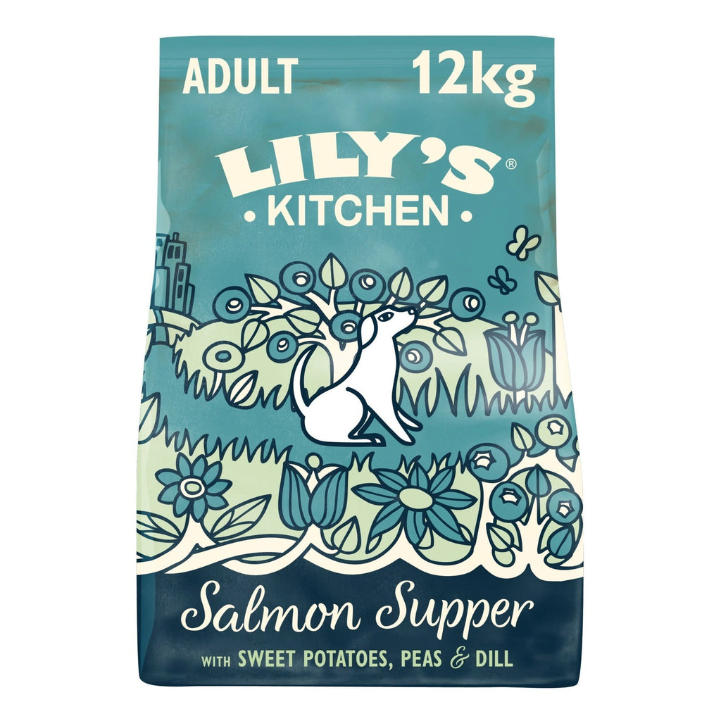 Lily's Kitchen Dog Salmon Supper Adult Dry Food – 1kg / 12kg