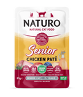 Naturo Cat Senior Chicken Paté Pouch 85g x 8