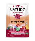 Naturo Cat Turkey Paté Pouch 85g x 8