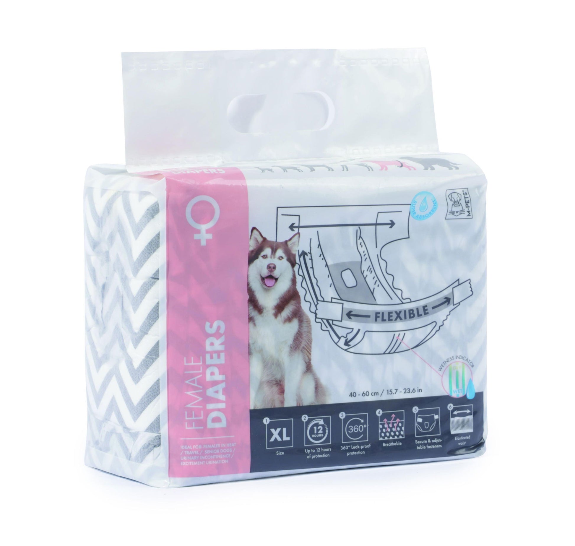 M-PETS Diapers - Female Dog - Xtra