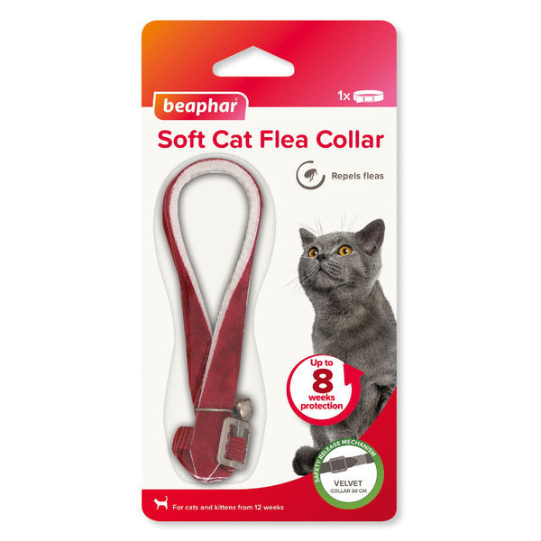 Beaphar Velvet Soft Cat Flea Collar 30cm