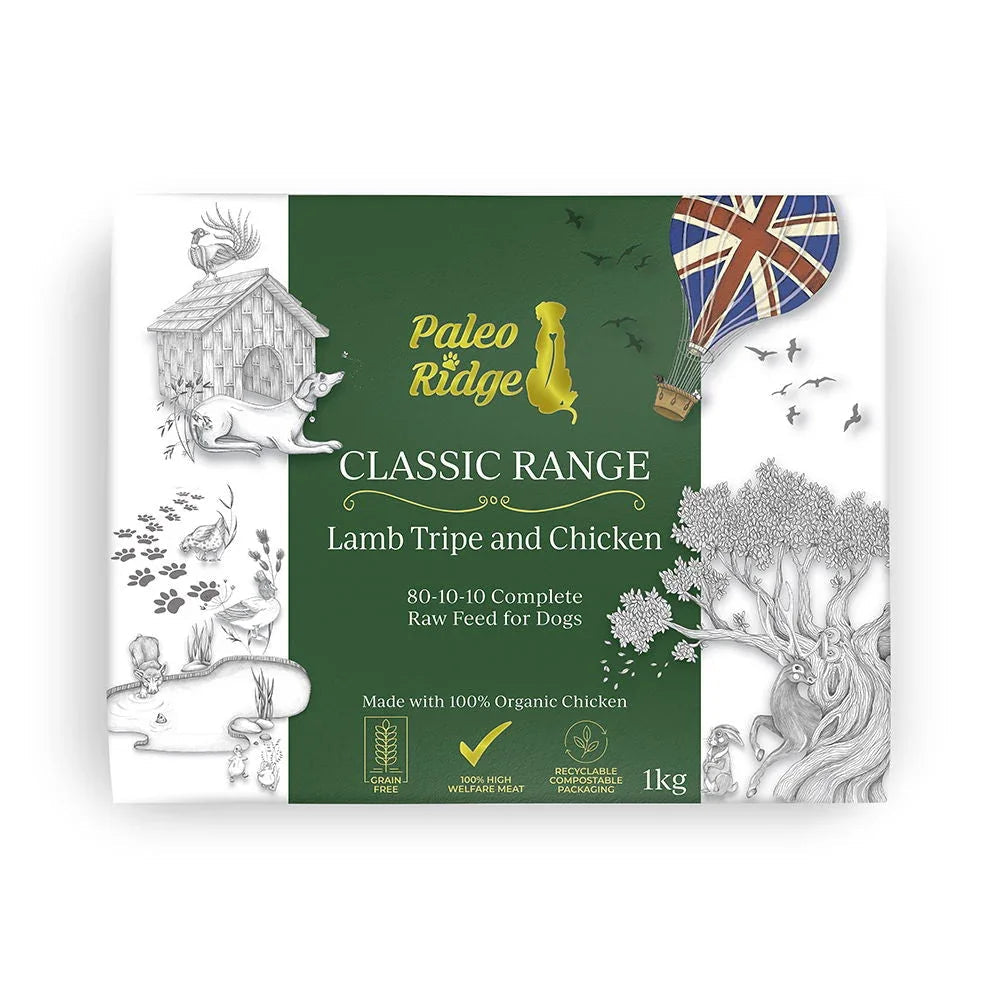 Paleo Ridge Classic Lamb Tripe and Chicken 1kg