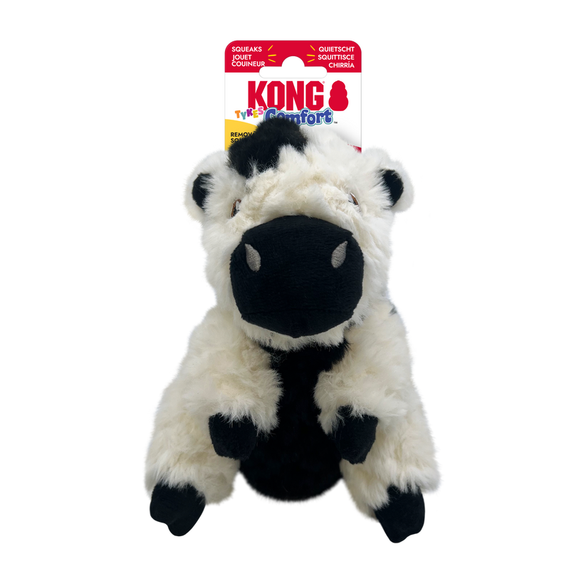 KONG Comfort Tykes Cow Dog Toy