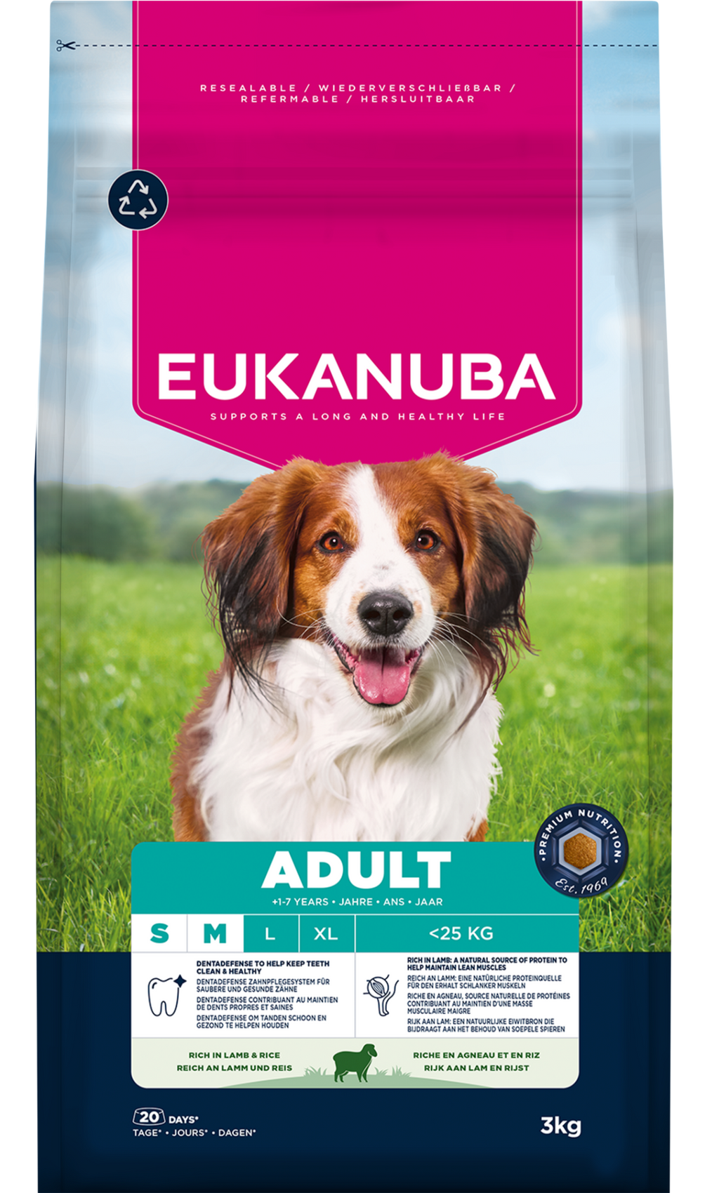Eukanuba Dog Adult Lamb & Rice 3kg