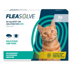 Fleasolve Spot on Cat 3 Treatment