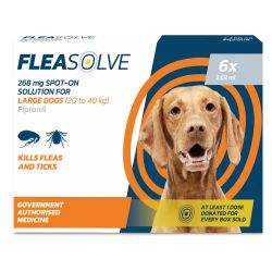 Fleasolve Spot on Dog Large 6 Treatment