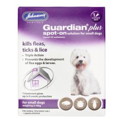 Johnson's Guard+ Spot on Sdog 1 Treatment