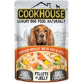Cookhouse Dog Chicken Breast with Veg & Rice Fillets in Jelly, 100g x 15