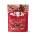 Carnilove Jerky Turkey & Venison Jerky Dog Treats 100g