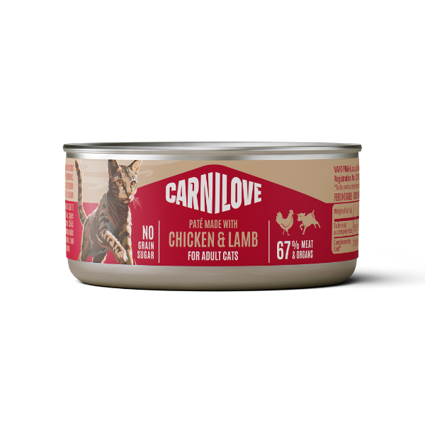 Carnilove Chicken & Lamb Adult Cat 100g x 12