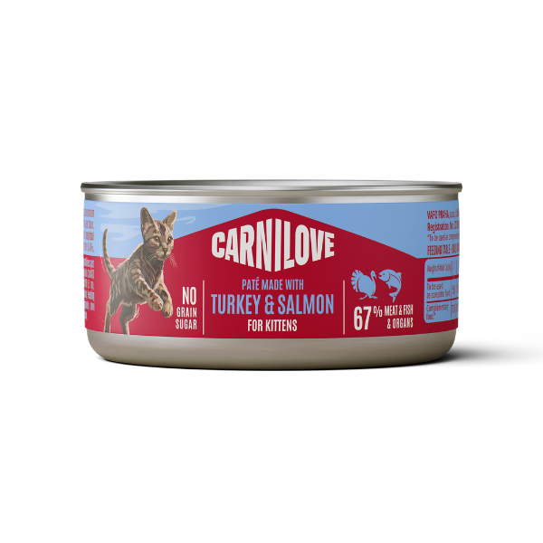 Carnilove Turkey & Salmon Kitten 100g x 12