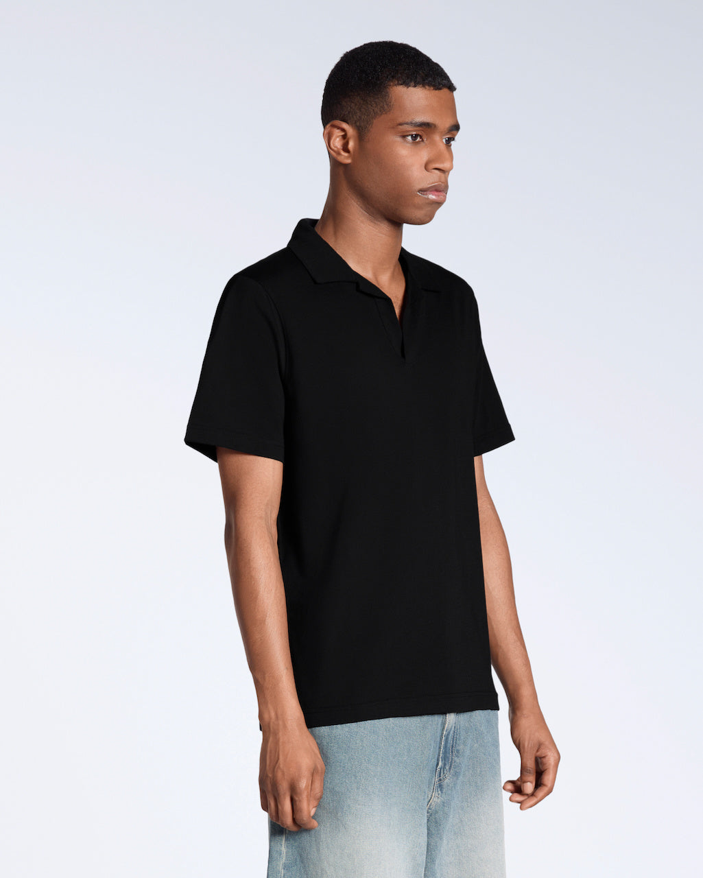 Open Neck Polo