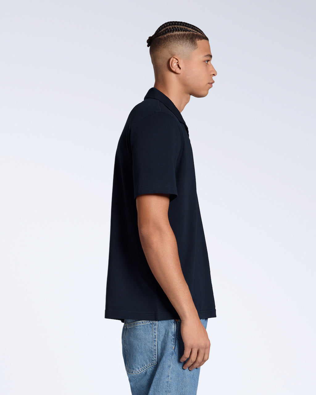 Open Neck Polo