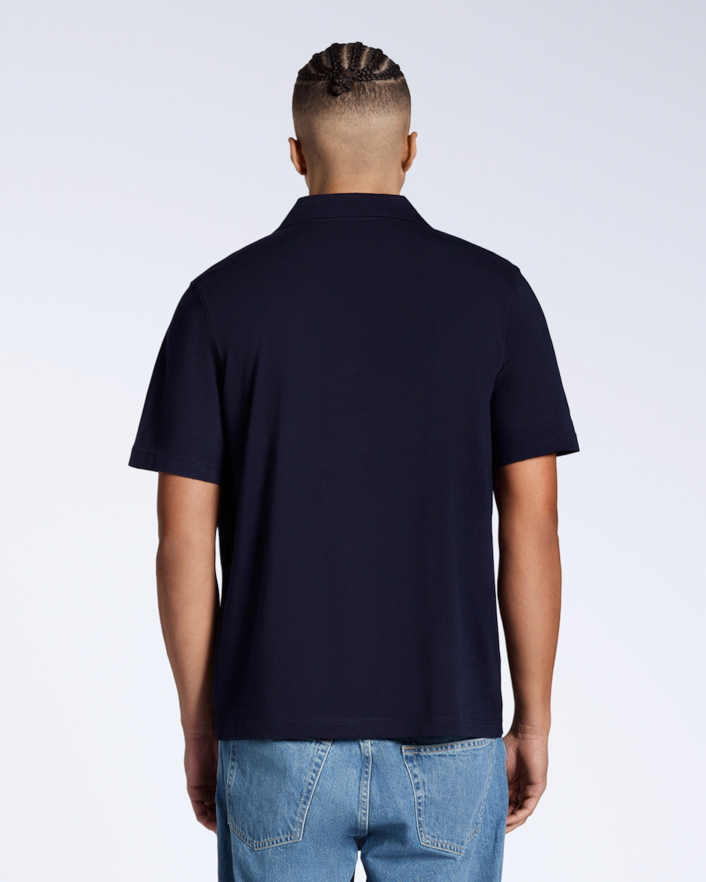 Open Neck Polo