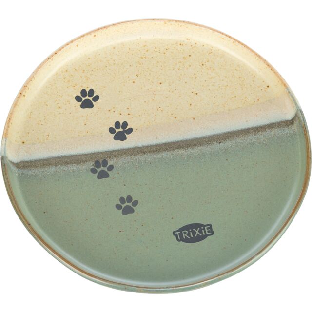Trixie Ceramic Bowls with Paws – 12cm & 16cm
