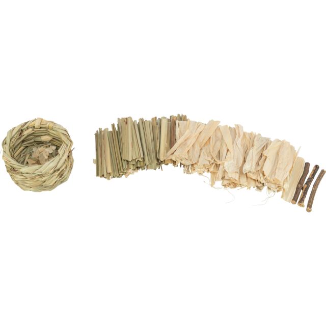 Trixie Toy Grass basket with Maize
