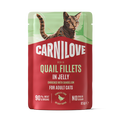 Carnilove Jelly Quail with Dandelion Cat Pouch 85g