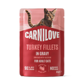 Carnilove Gravy Turkey with Valerian Cat Pouch 85g