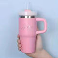 Personalised Pet Parent Travel Tumbler with Straw – 400ml Stainless Steel Cup