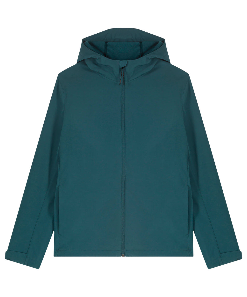 Recycled Polyester Hooded Softshell Jacket