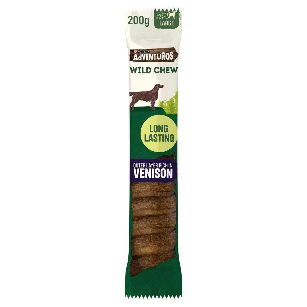 Adventuros Wild Chews Venison Lrg 200g