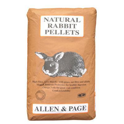 Allen & Page Natural Rabbit Pellets 20kg