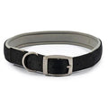 Ancol Viva Padded Buckle Collar Black 45-54cm