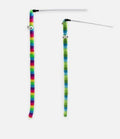 Ancol Wiggle Worm Cat Dangler Rainbow
