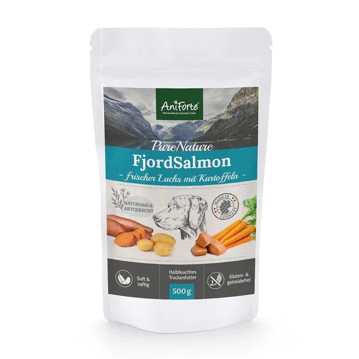 AniForte® Semi-Moist Cold-Pressed Dog Food Salmon 2kg