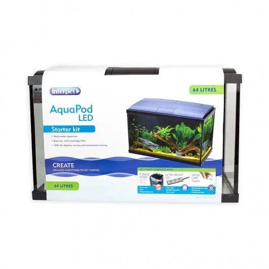 Aqua Pod Aquarium 45 Litres - STARTER KIT