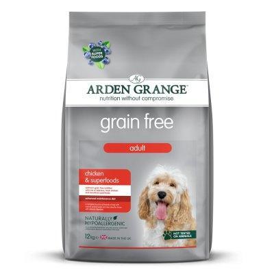 Arden Grange Adult Dog Grain Free Chicken & Superfoods, 12kg