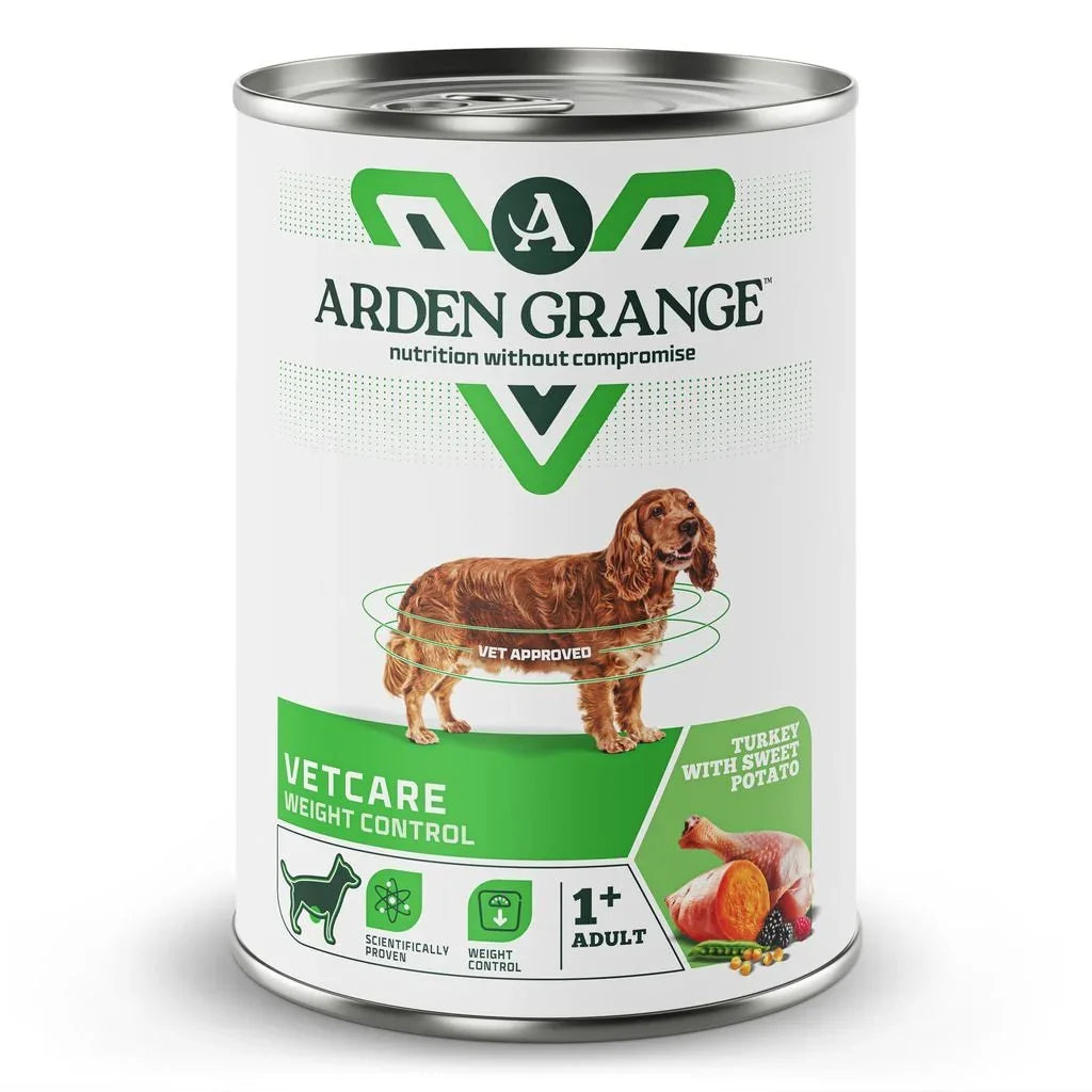 Arden Grange VetCare Weight Control Turkey with Sweet Potato 395g x 6