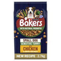 BAKERS Small Dog Sensitive Tummy Chicken with Veg Dry Dog Food, 2.7kg