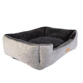 Banbury & Co Herringbone Square Bed Faux Medium
