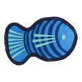 Bark Blue Rad Herring Dog Toy