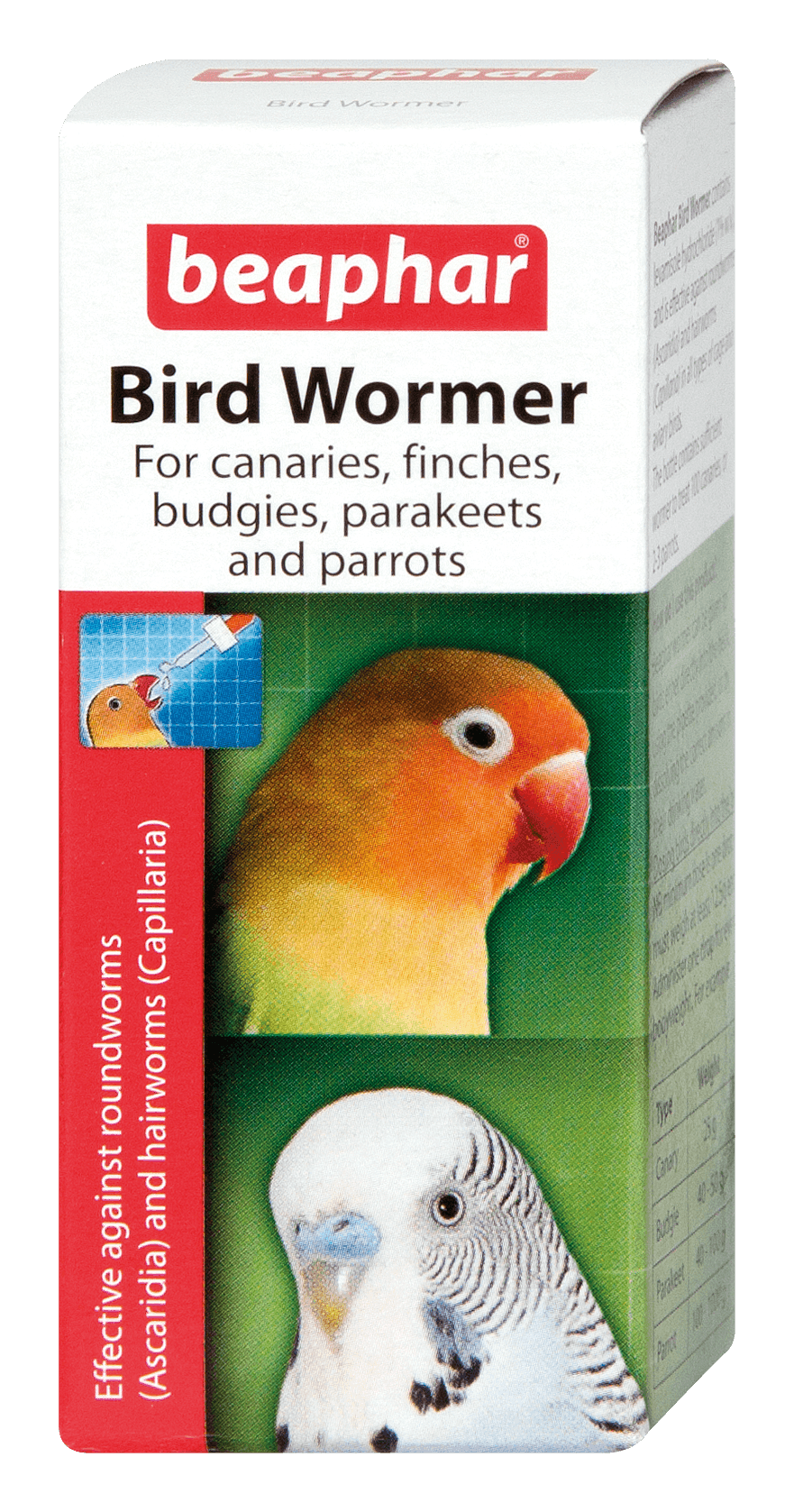 Beaphar Bird Wormer 10ml