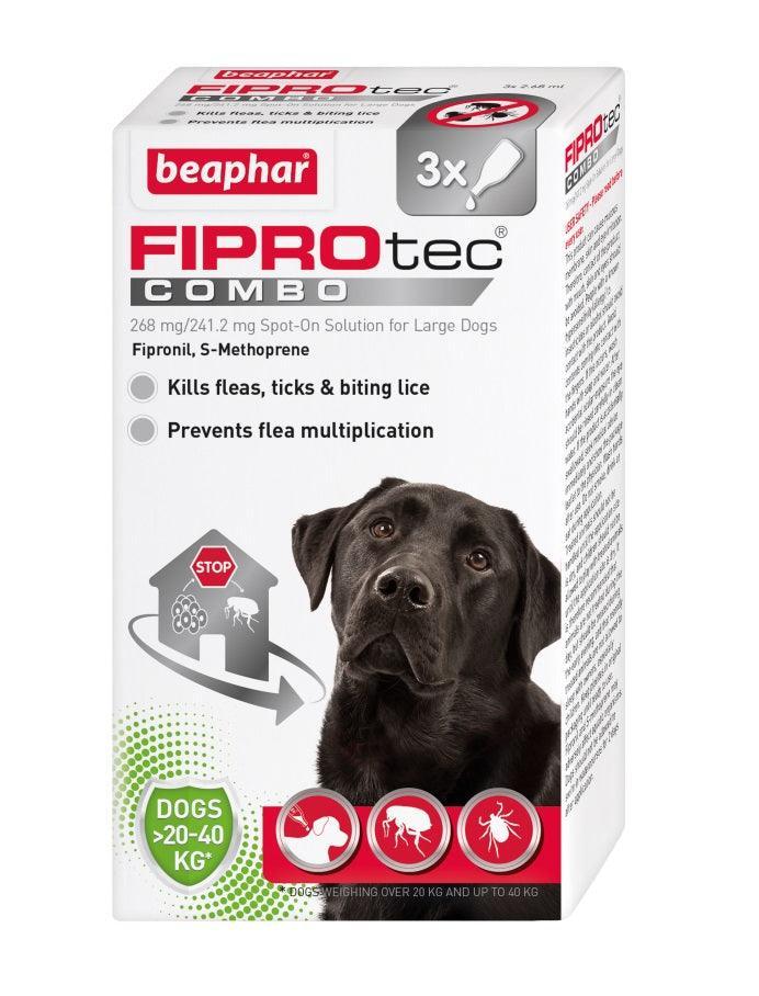Beaphar FIPROtec COMBO Lrg Dog 3 pip