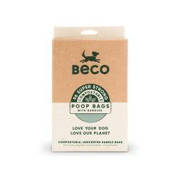 Beco Compostable Poop Bags with Handles Unscented, 96's