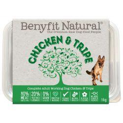 Benyfit Natural Chicken & Tripe – 1kg / 500g