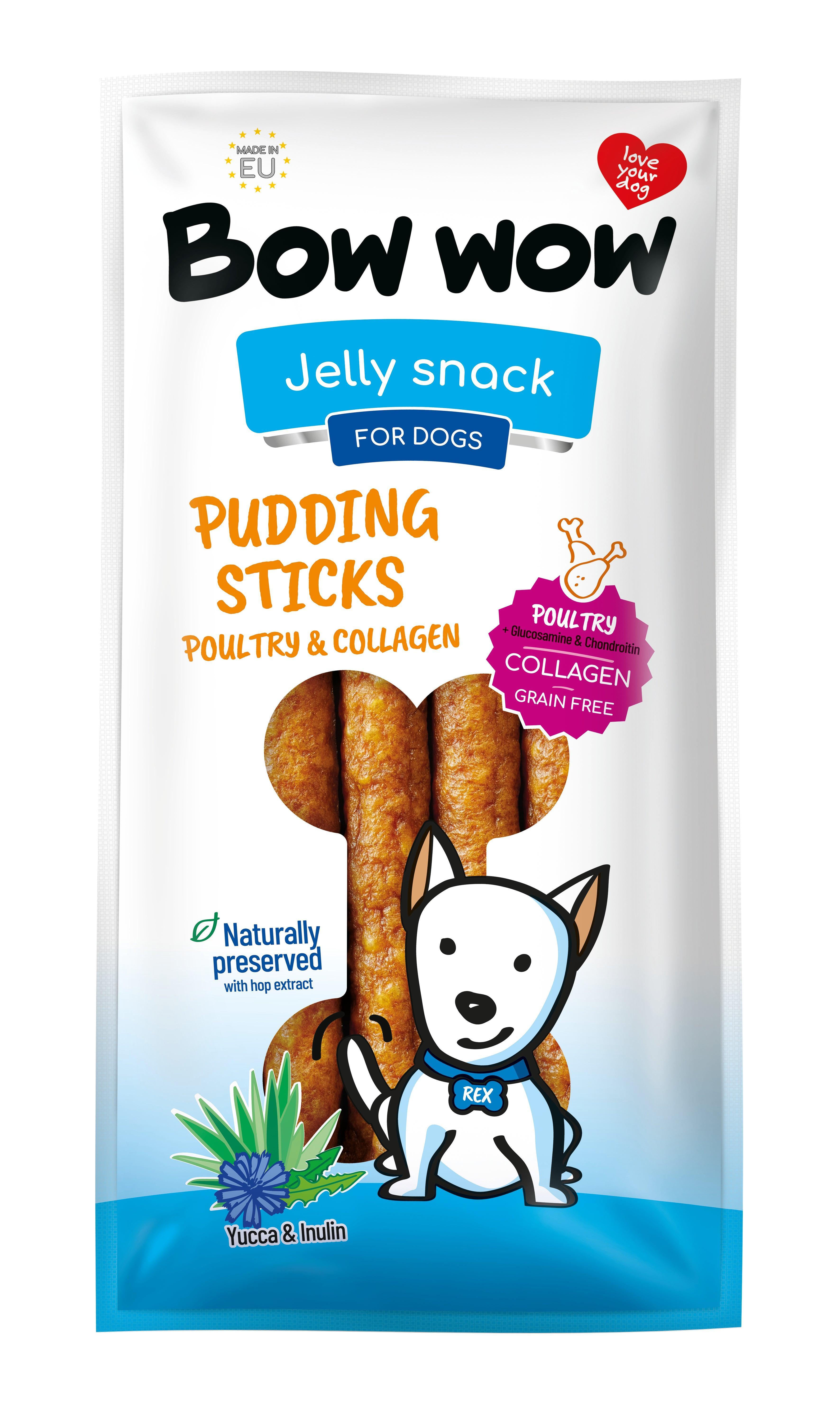 Bow Wow Pudding 6 Sticks Chicken 170g