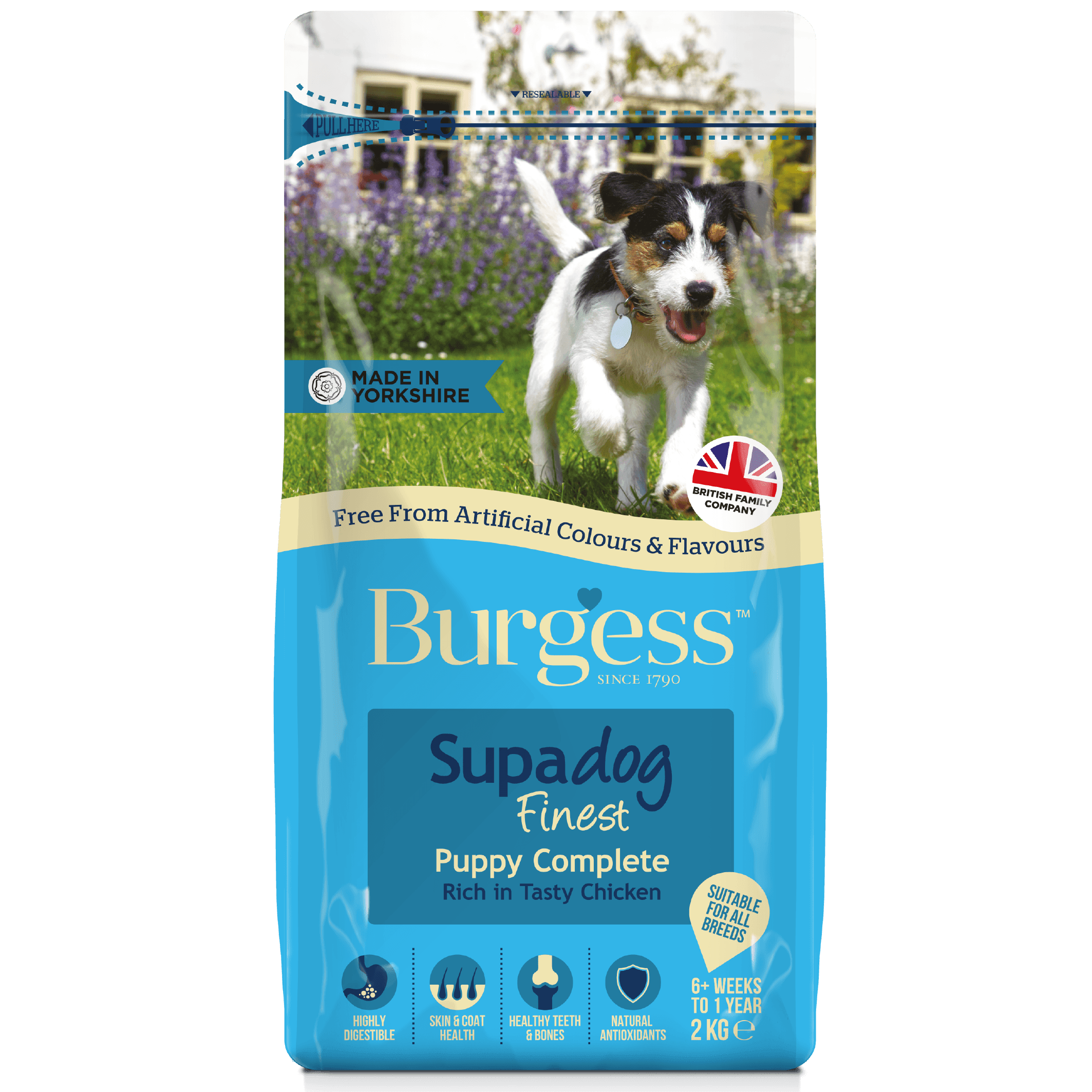 Burgess Supadog Puppy Rich in Chicken 12.5kg