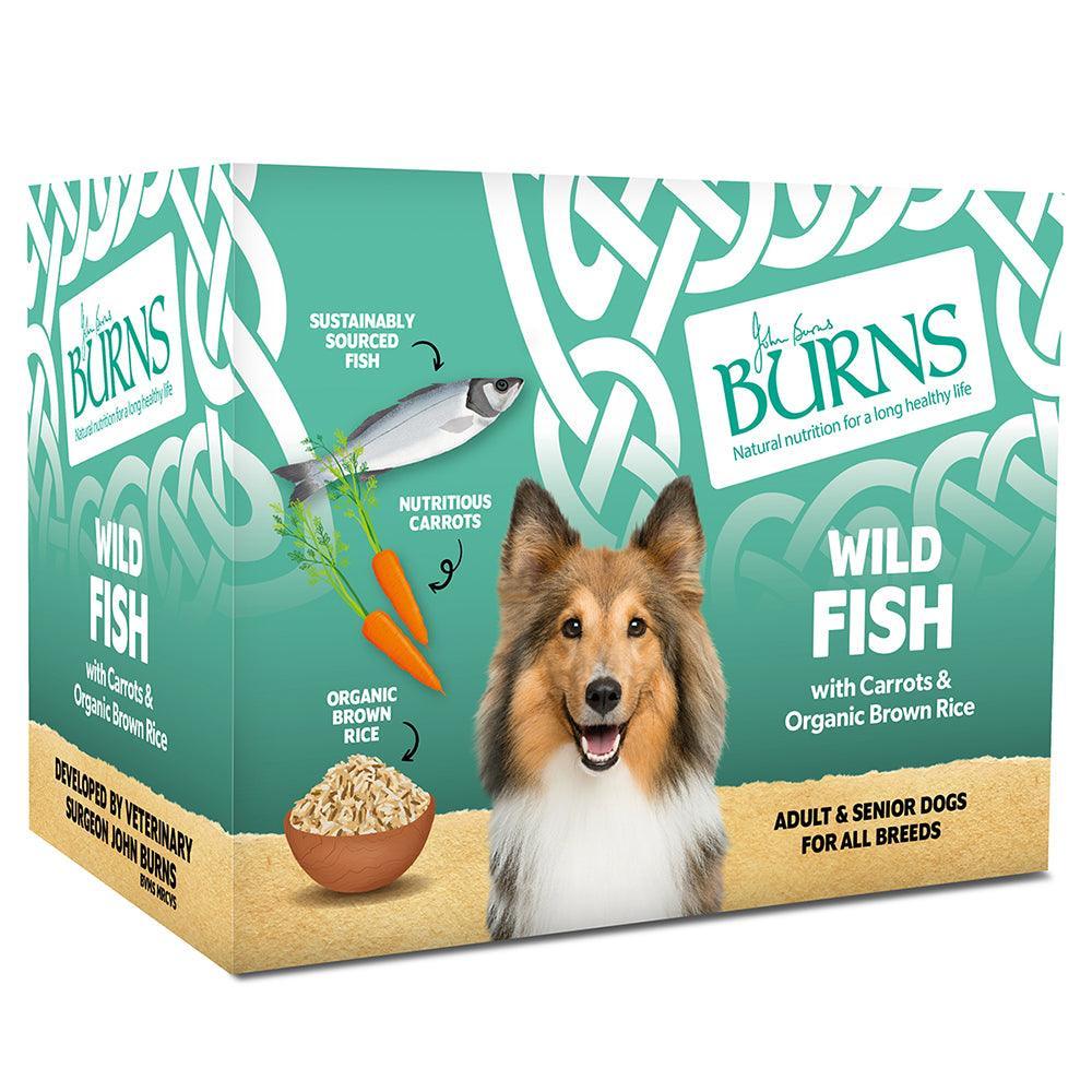 Burns Dog Tray Wild Fish 395g