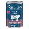 Butcher's Beef & Liver in Jelly Dog Food Can, 400g - 12 Tin Tray