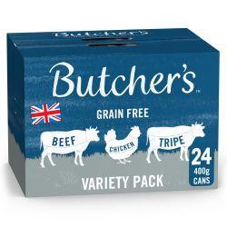 Butchers Variety Pack Cans 24pack, 400g